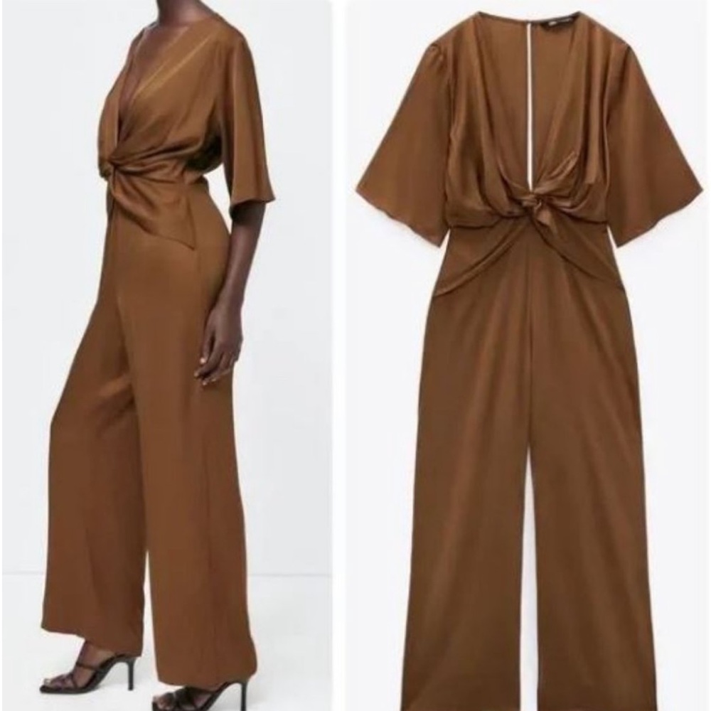 LONG SATIN EFFECT JUMPSUIT SPECIAL EDITION
